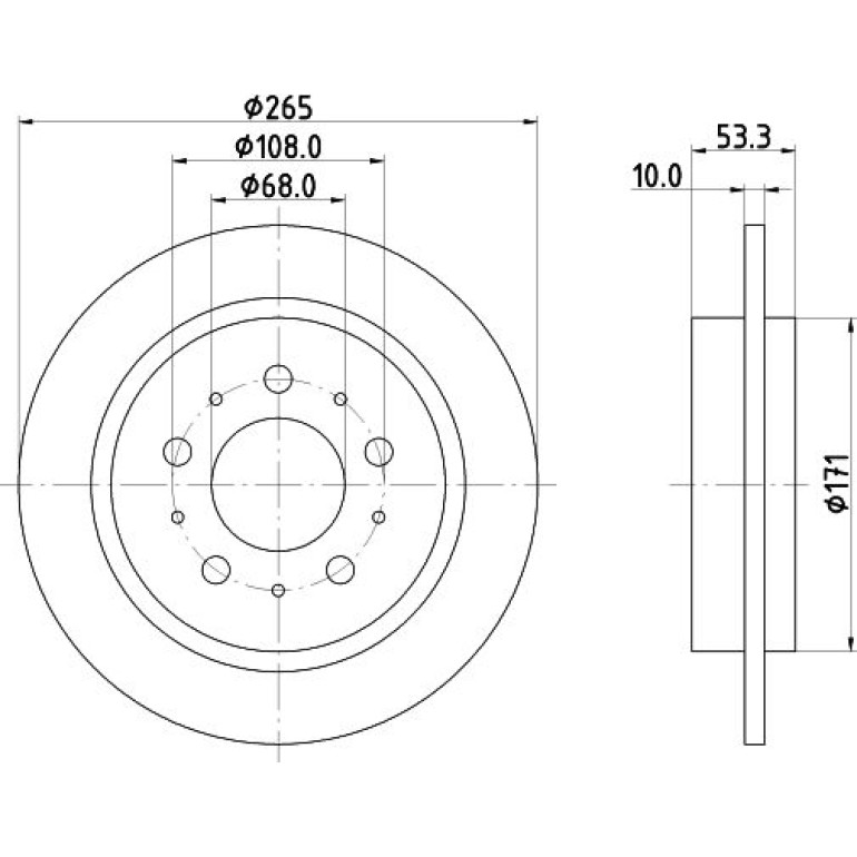 Bremsscheibe 8DD 355 102-261 Bremsscheibe 8DD 355 102-261