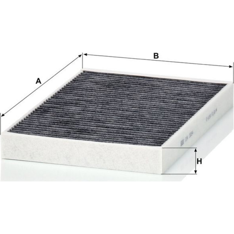 MANN-FILTER CUK 3054 Innenraumfilter, Aktivkohlefilter MANN-FILTER CUK 3054 Innenraumfilter, Aktivkohlefilter
