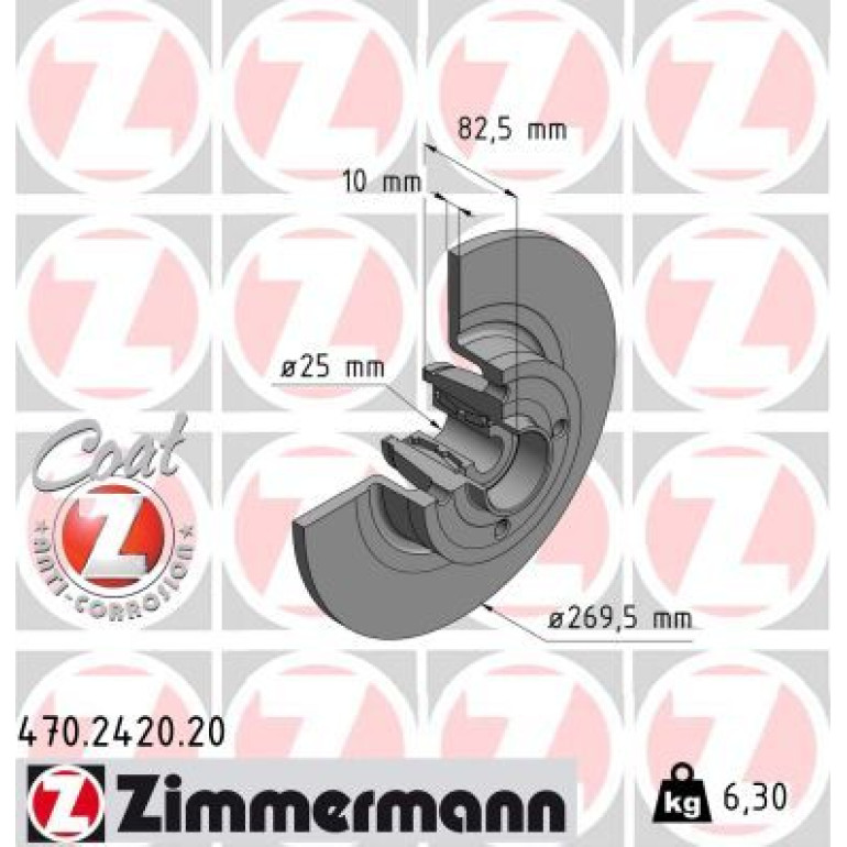 Bremsscheibe 470.2420.20 Bremsscheibe 470.2420.20