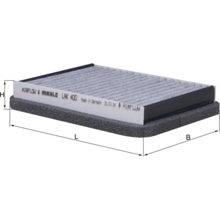 Filter, Innenraumluft LAK 400