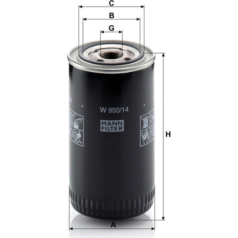 Ölfilter W 950/14