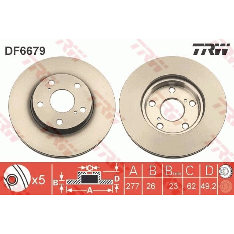 Bremsscheibe DF6679