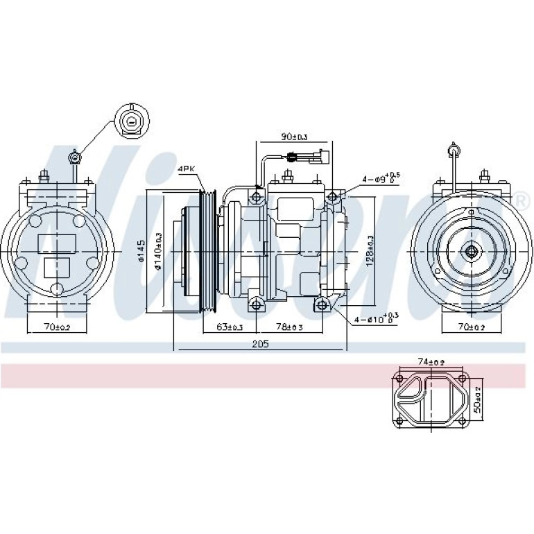 Kompressor, Klimaanlage 89119 Kompressor, Klimaanlage 89119