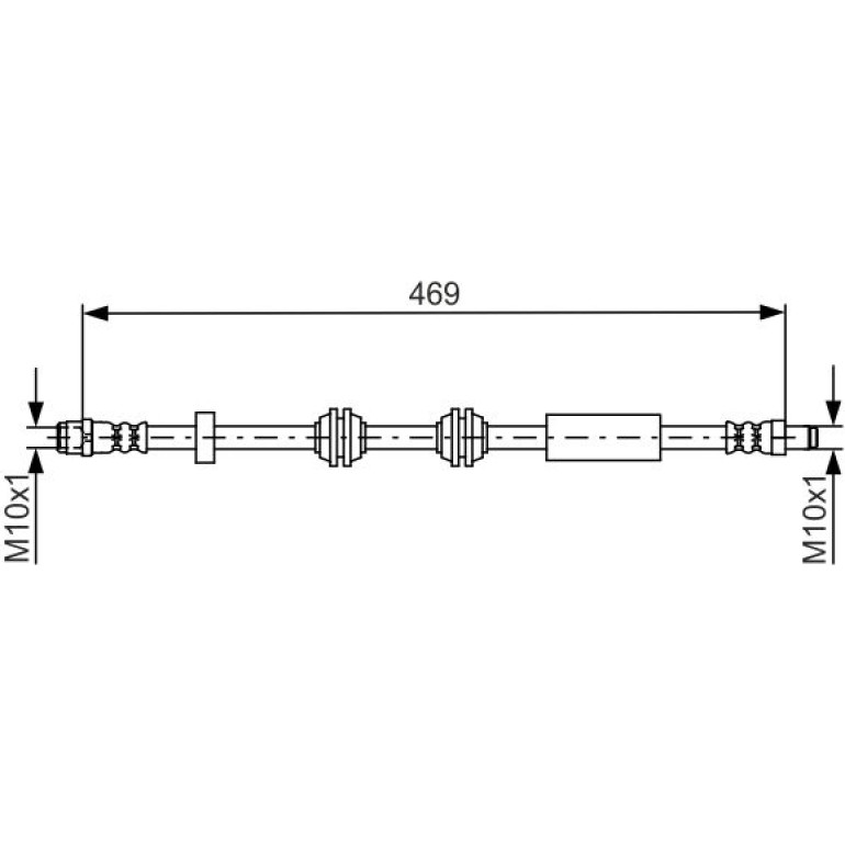 Bremsschlauch 1 987 481 748