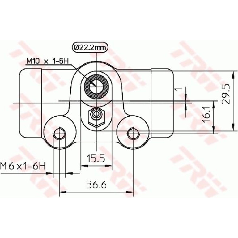 Radbremszylinder BWH145 Radbremszylinder BWH145