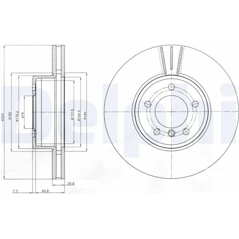 Bremsscheibe BG9871C