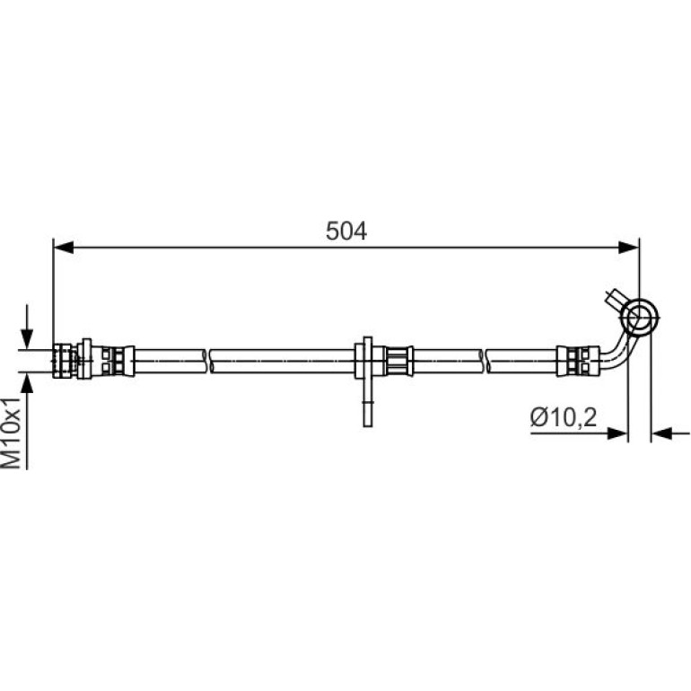 Bremsschlauch 1 987 481 472