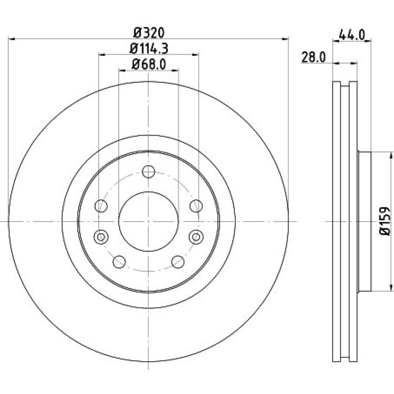 Bremsscheibe 8DD 355 129-111