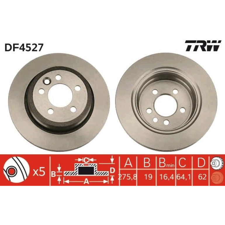 Bremsscheibe DF4527