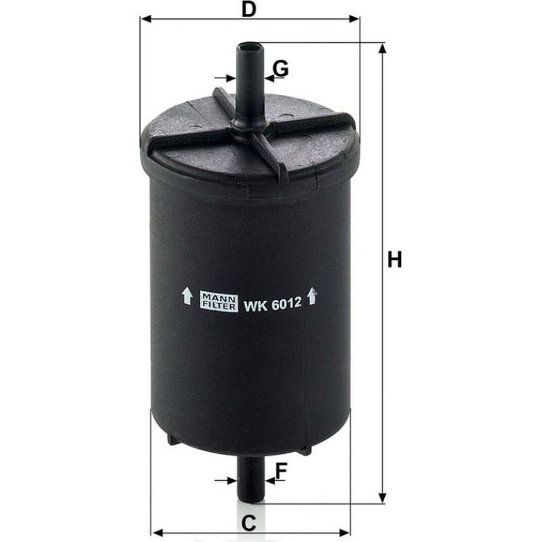 Kraftstofffilter WK 6012 Kraftstofffilter WK 6012