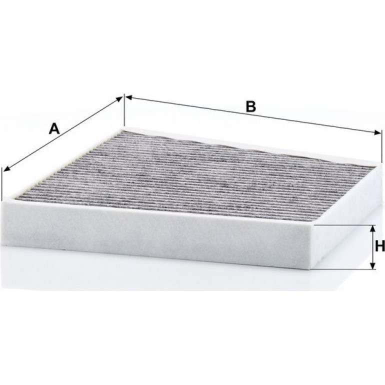 MANN-FILTER CUK 3172 Innenraumfilter, Aktivkohlefilter
