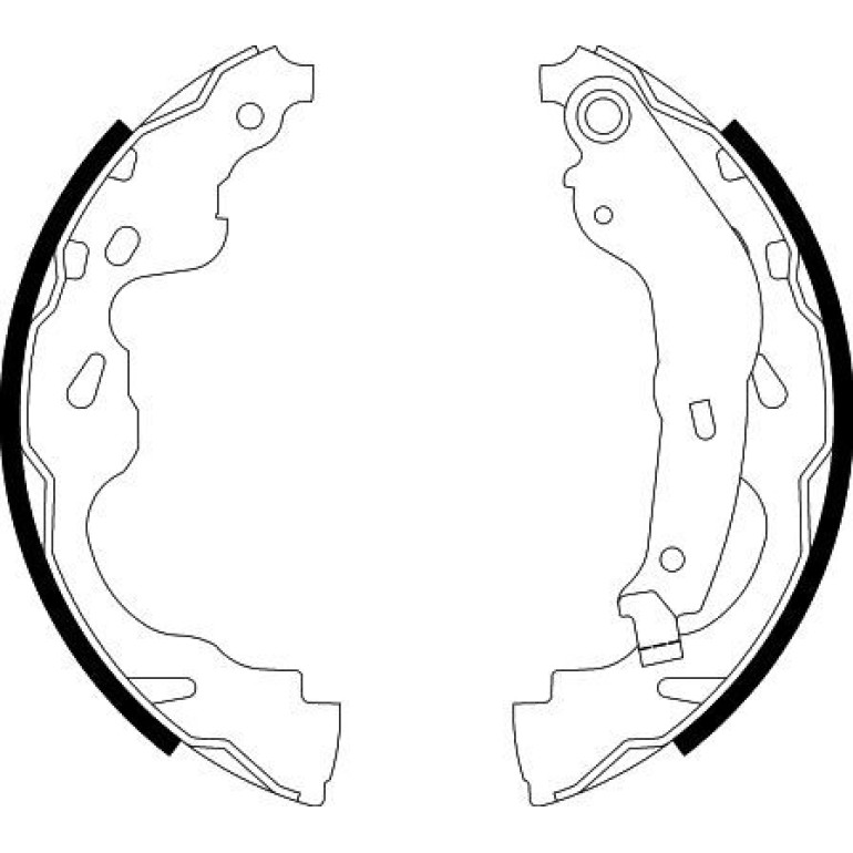 Bremsbackensatz 8DB 355 002-891 Bremsbackensatz 8DB 355 002-891