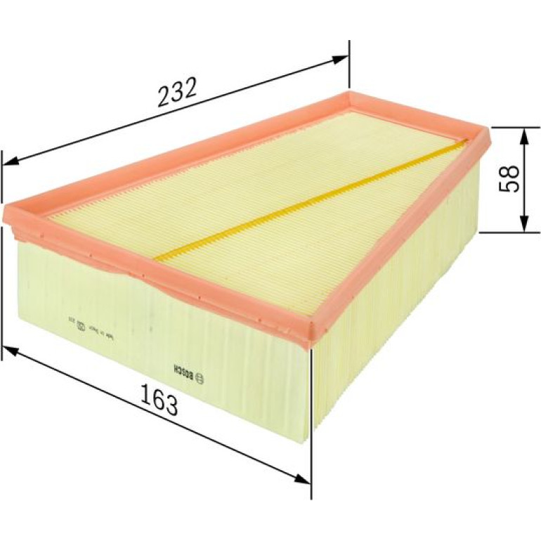 BOSCH F 026 400 126 Luftfilter BOSCH F 026 400 126 Luftfilter