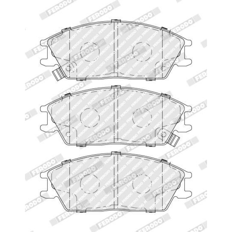 Bremsbelagsatz, Scheibenbremse FDB4076 Bremsbelagsatz, Scheibenbremse FDB4076