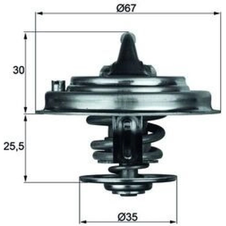 Thermostat, Kühlmittel TX 34 82D Thermostat, Kühlmittel TX 34 82D