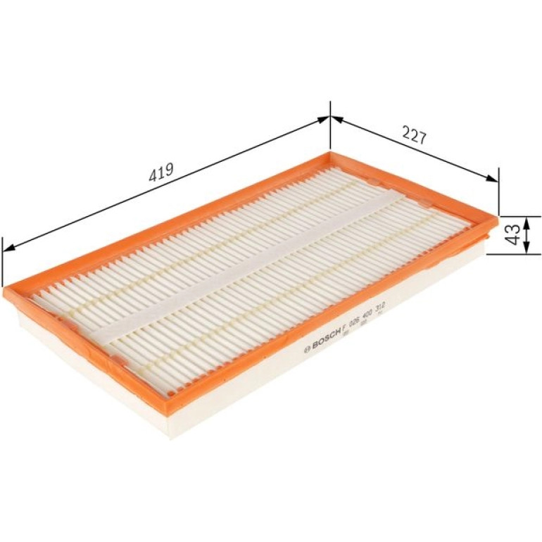 BOSCH F 026 400 312 Luftfilter BOSCH F 026 400 312 Luftfilter
