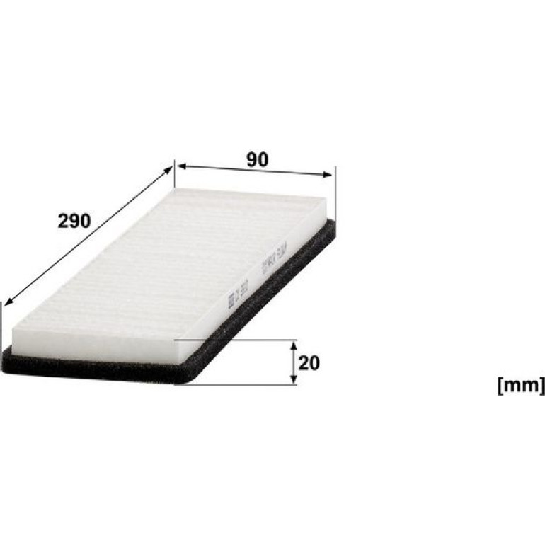 MANN-FILTER CU 2910 Innenraumfilter, Partikelfilter