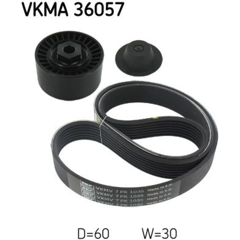 Keilrippenriemensatz VKMA 36057 Keilrippenriemensatz VKMA 36057