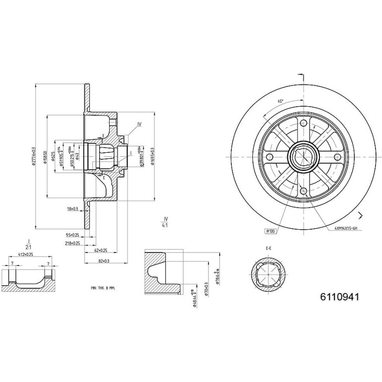 Bremsscheibe 6110941