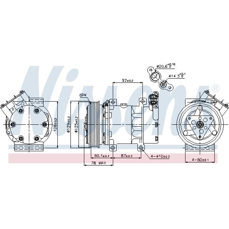 Kompressor, Klimaanlage 89109 Kompressor, Klimaanlage 89109