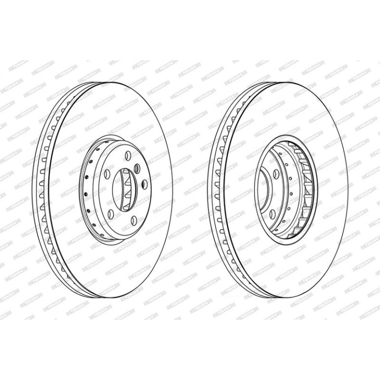Bremsscheibe DDF2619RVC-1