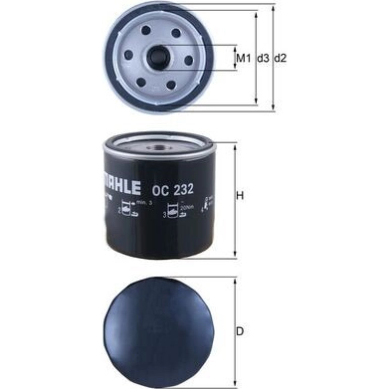 Ölfilter OC 232 Ölfilter OC 232