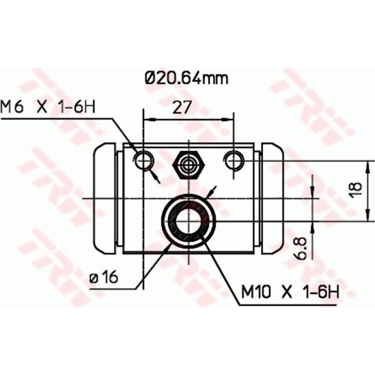Radbremszylinder BWF307 Radbremszylinder BWF307