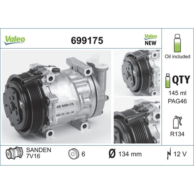 Kompressor, Klimaanlage 699175