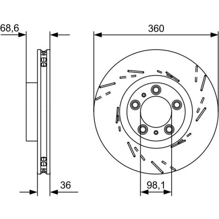 Bremsscheibe 0 986 479 D23