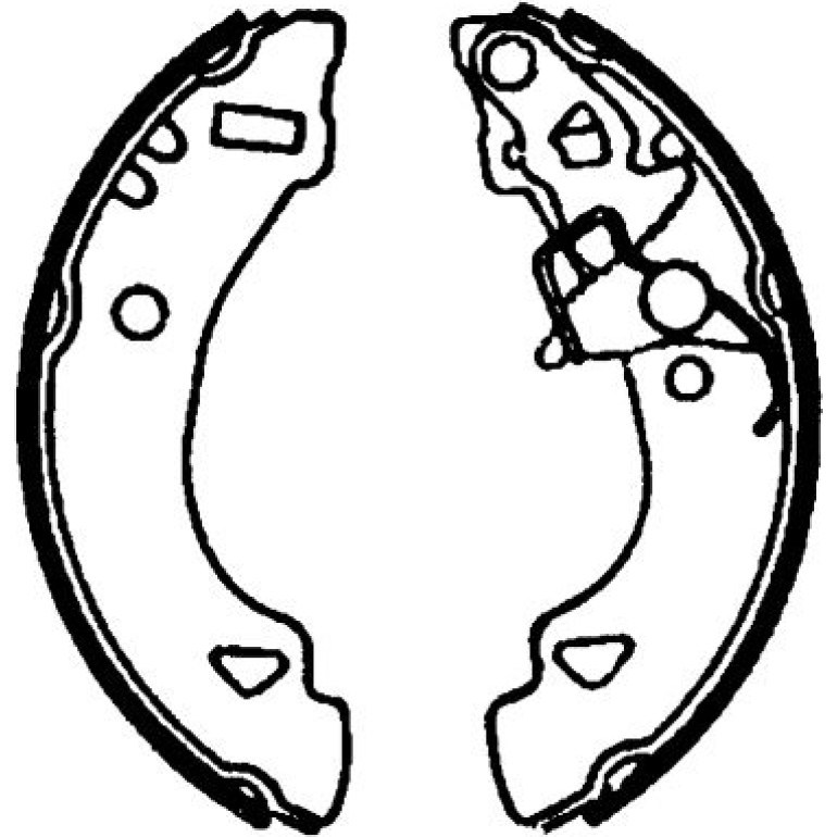 Bremsbackensatz 8DB 355 001-471