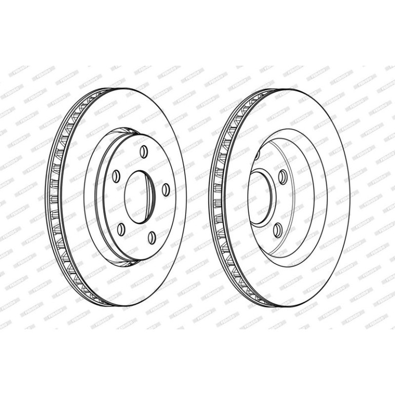 Bremsscheibe DDF2098C