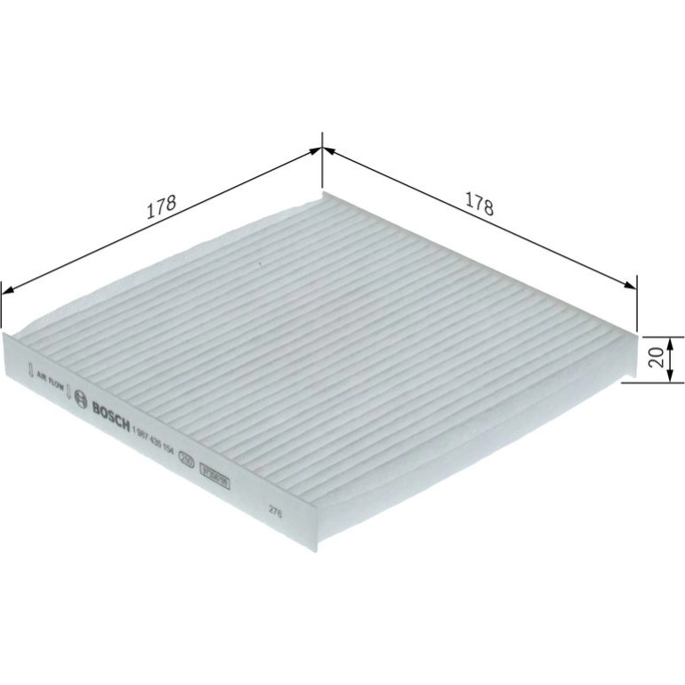 Filter, Innenraumluft 1 987 435 154 Filter, Innenraumluft 1 987 435 154