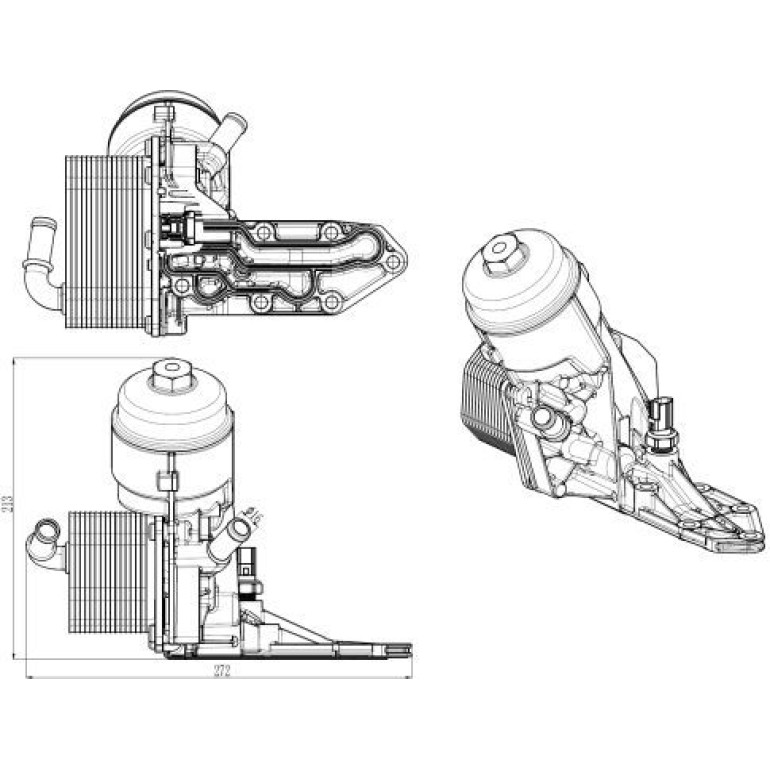 Ölkühler, Motoröl 31844