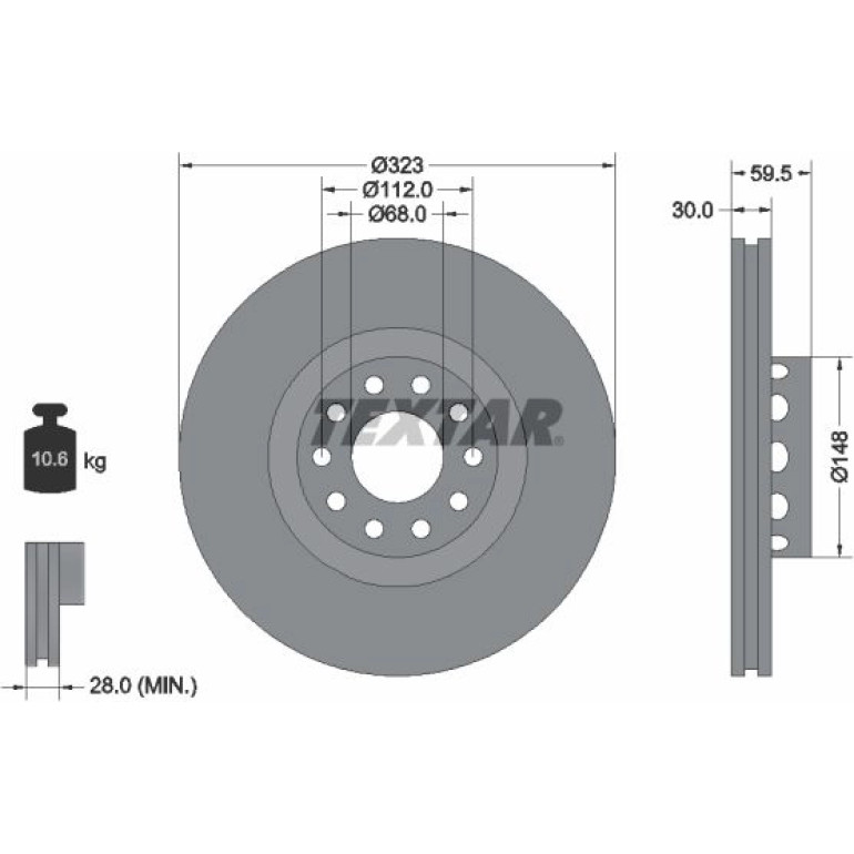 Bremsscheibe 92098305 Bremsscheibe 92098305