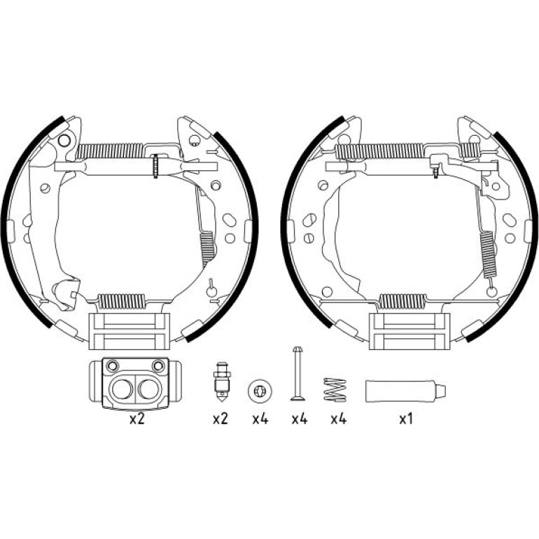 Bremsbackensatz 84056800 Bremsbackensatz 84056800