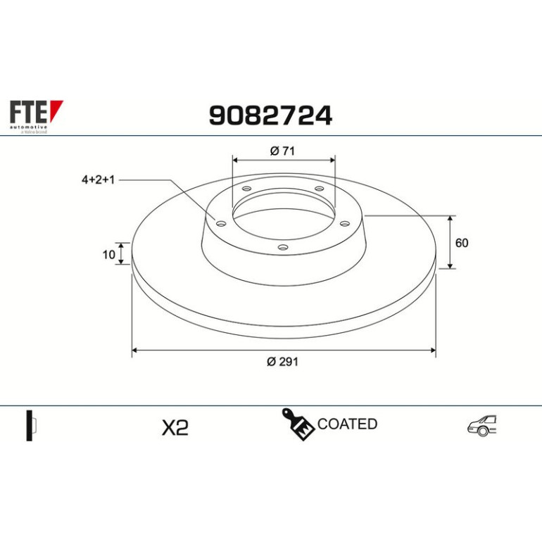 Bremsscheibe 9082724 Bremsscheibe 9082724