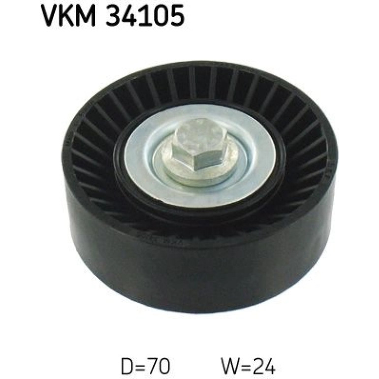 Umlenk-/Führungsrolle, Keilrippenriemen VKM 34105