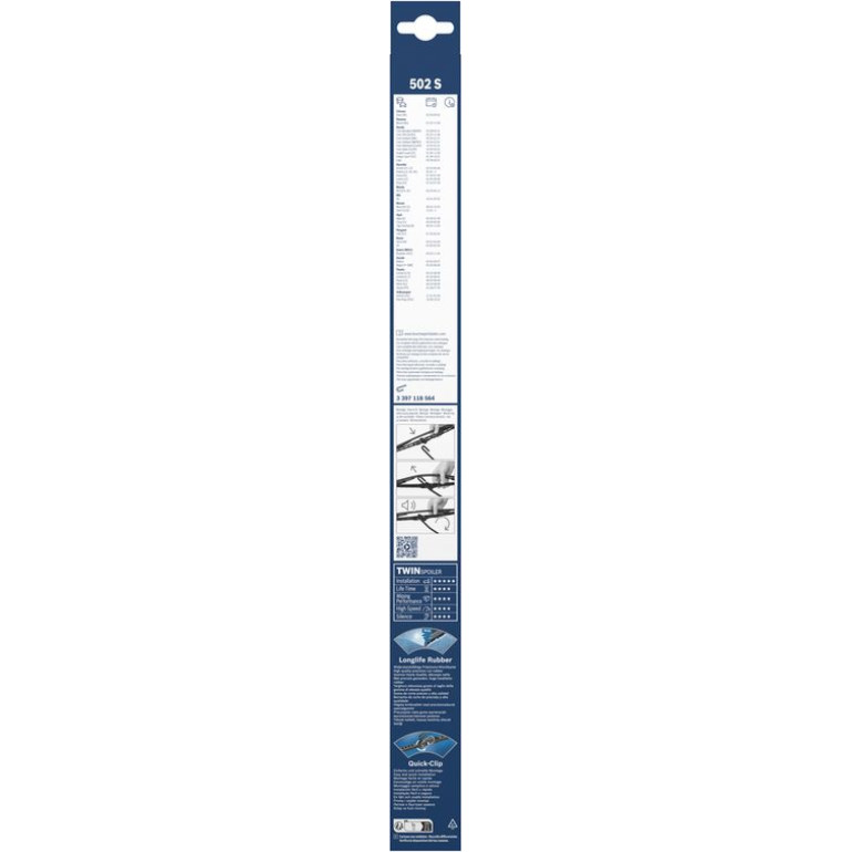 BOSCH 269 S Scheibenwischer Twin 3 397 118 564 BOSCH 269 S Scheibenwischer Twin 3 397 118 564