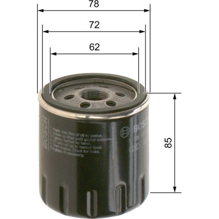BOSCH F 026 407 300 Ölfilter BOSCH F 026 407 300 Ölfilter