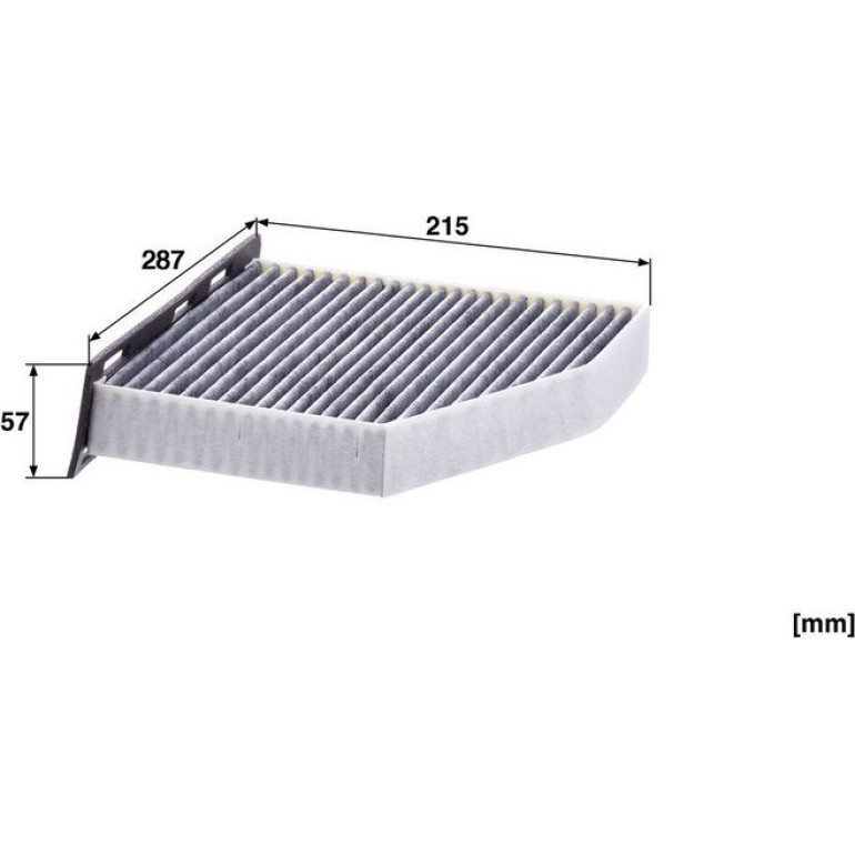 MANN-FILTER CUK 2939/1 Innenraumfilter, Aktivkohlefilter für Rechtslenker