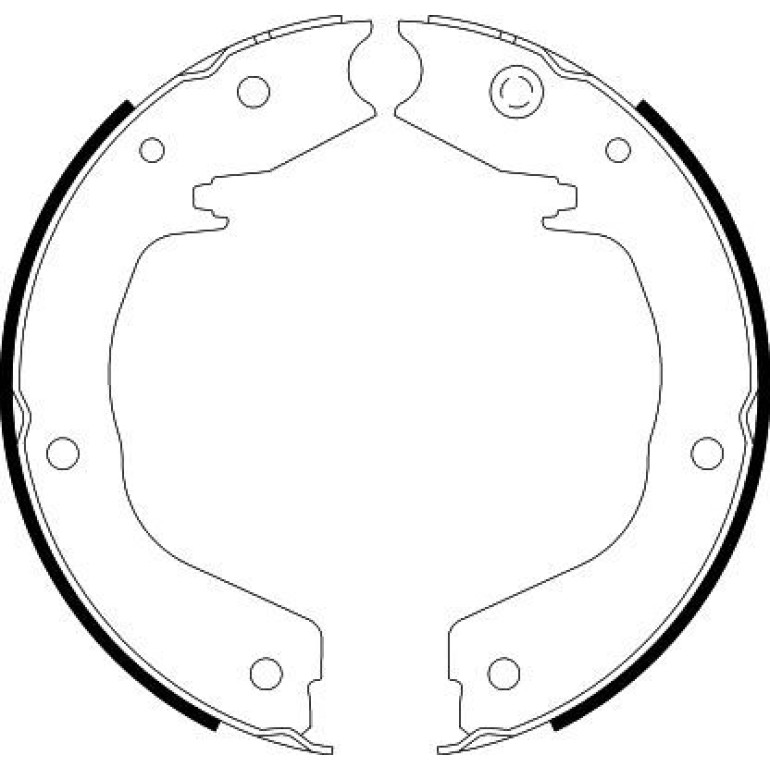 Bremsbackensatz, Feststellbremse 8DA 355 050-701 Bremsbackensatz, Feststellbremse 8DA 355 050-701
