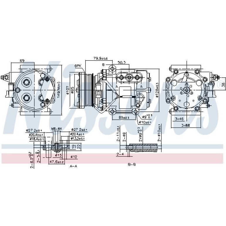 Kompressor, Klimaanlage 89240