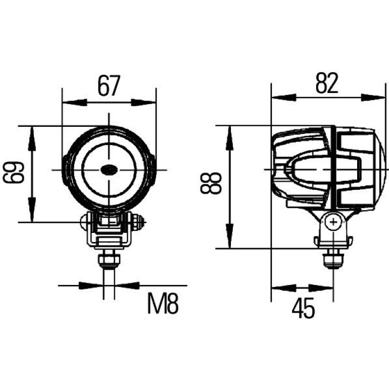 Arbeitsscheinwerfer 1G0 995 050-001