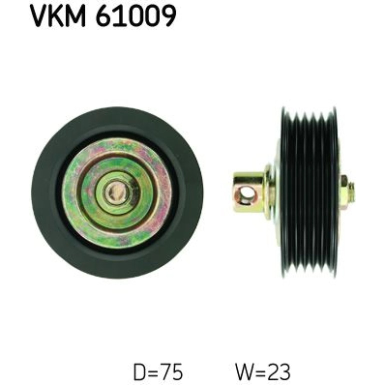 Umlenk-/Führungsrolle, Keilrippenriemen VKM 61009 Umlenk-/Führungsrolle, Keilrippenriemen VKM 61009