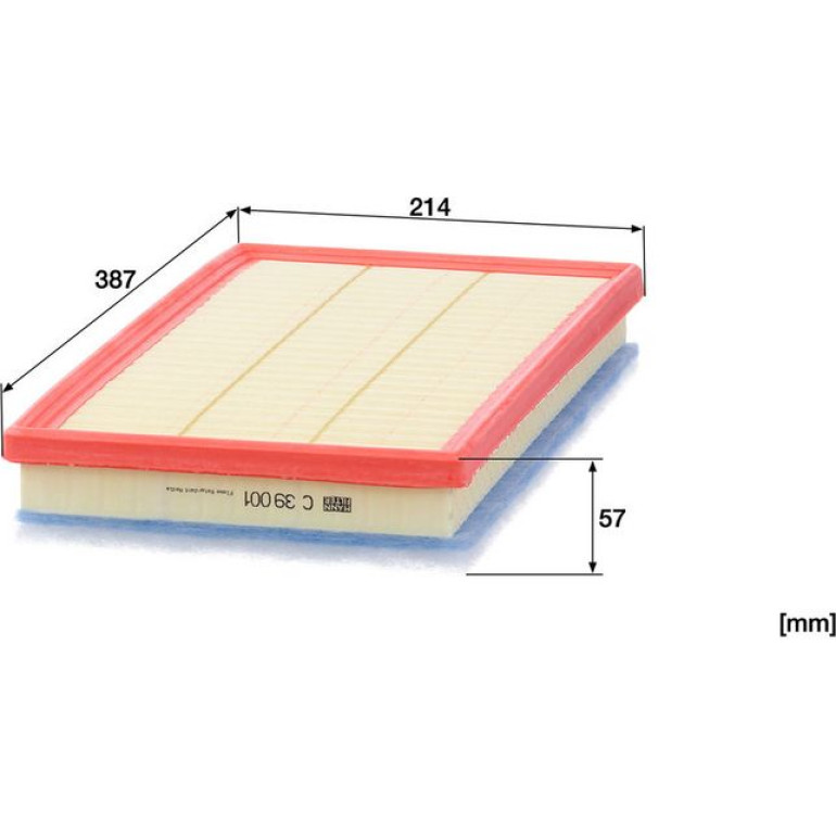 Luftfilter C 39 001 Luftfilter C 39 001