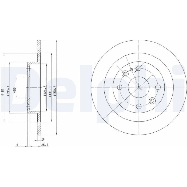 Bremsscheibe BG2805