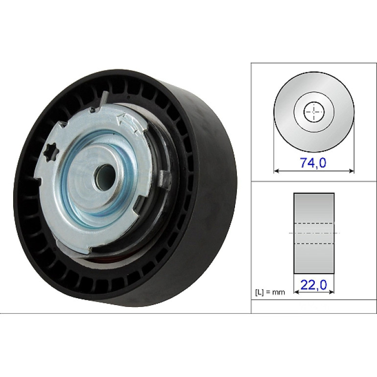 Spannrolle, Zahnriemen 531 0876 10