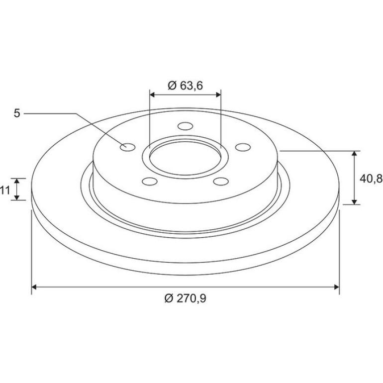 Bremsscheibe 672628