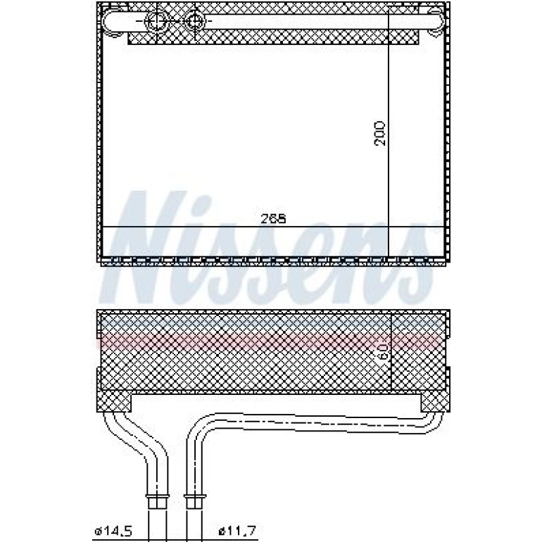Verdampfer, Klimaanlage 92186 Verdampfer, Klimaanlage 92186