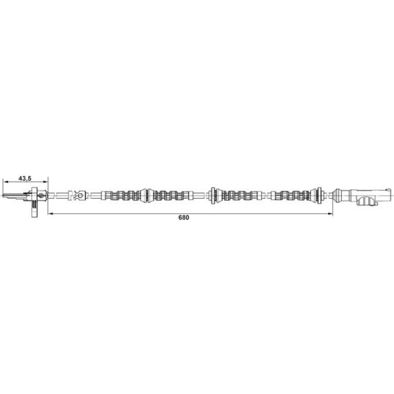 Sensor, Raddrehzahl 0 265 008 005 Sensor, Raddrehzahl 0 265 008 005